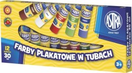 ND39_17317 FARBY PLAK 12KOL 30ML W TUB AST PUD ASTRA