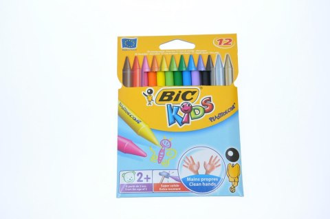 ND39_7343 KREDKI PLAST 12KOL/120 CON PLASTIDEC PUD BIC