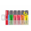 ND39_78034 ZAKRESLACZ 6KOL MIX STAB BOSS 70/6 ETUI STABILO