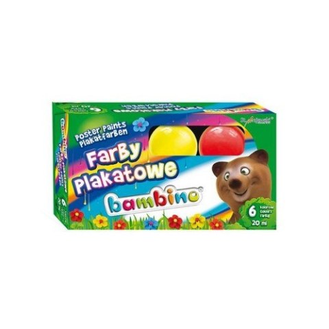 ND39_288693 FARBY PLAK 6KOL 20ML FO BAMBINO PUD 1/5 BAMBINO