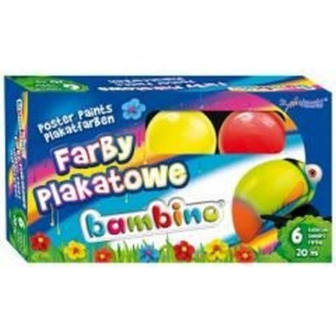 ND39_288693 FARBY PLAK 6KOL 20ML FO BAMBINO PUD 1/5 BAMBINO