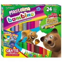 ND39_301278 PLASTELINA 24KOL FO BAMBINO WB BAMBINO