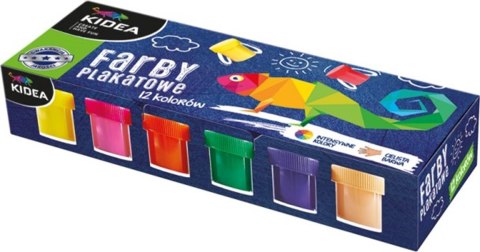 ND39_369150 FARBY PLAK 12KOL 20ML DERF KIDEA PUD DERFORM