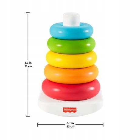 FP EKO piramidka z kółek GRF09 /2 FISHERPRICE