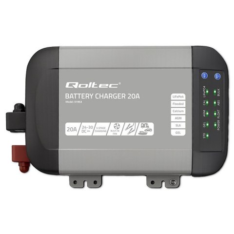 Ładowarka inteligentna Monolith do akumulatorów LiFePO4 AGM GEL SLA 20A 24V