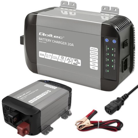 Ładowarka inteligentna Monolith do akumulatorów LiFePO4 AGM GEL SLA 20A 24V