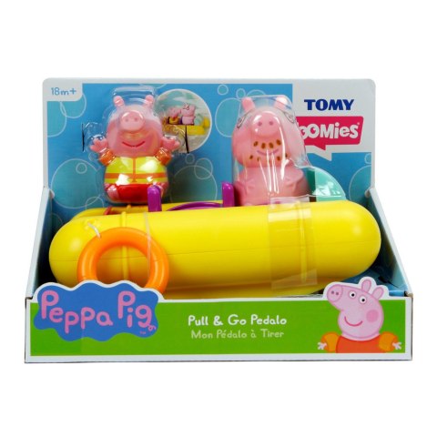 TOMY Świnka Peppa pływający ponton+fig. E73107 /6 ŚWINKA