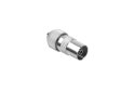 GNI0267 Gniazdo antenowe TV na kabel metalowe LECHPOL