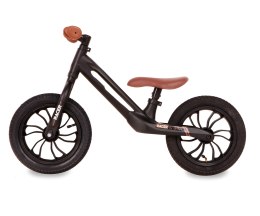 ND18_3865 Qplay Rowerek Biegowy Racer Black/Brown ROWEREK