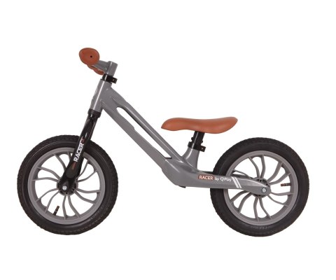 ND18_3868 Qplay Rowerek Biegowy Racer Grey QPLAY
