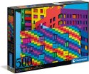 !!! CLE puzzle 500 ColorBoom Squares 35094 CLEMENTONI