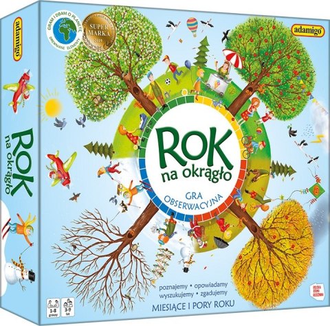 Rok na okrągło gra obserwacyjna 07585 ADAMIGO