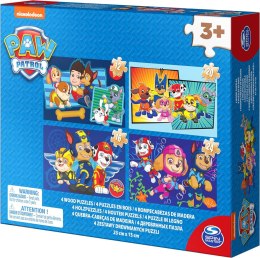 SPIN Psi Patrol puzzle drewniane 4w1 6040049 /3 SPIN