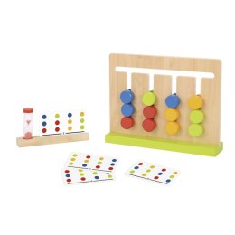 TOOKY TOY Gra Logiczna Układanka na Czas Kolory 30 Wzorów 18 el. MASTERKIDZ
