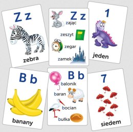 Litery i Cyfry - Obrazkowe karty edukacyjne 07714 ADAMIGO