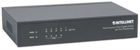 MANHATTAN Switch giga 4X poe+ 1X pd pass 561082