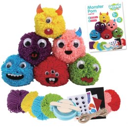 WOOPIE ART&FUN Zestaw Kreatywny Zrób Potworka Monster Pom MONSTER
