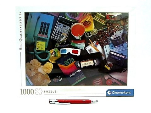 !!! CLE puzzle 1000 HQ 80s Nostalgia 39649 CLEMENTONI