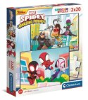 !!! CLE puzzle 2x20 SuperKolor Spidey&AmFr. 24794 CLEMENTONI