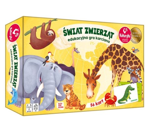 Świat zwierząt - edu gra karciana 64244 PROMATEK2