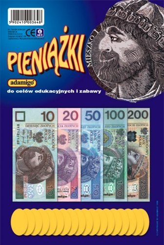 ND39_82268 PIENIAZKI EDUK BANKNOTY MONETY ADM 648 B/C ADAMIGO