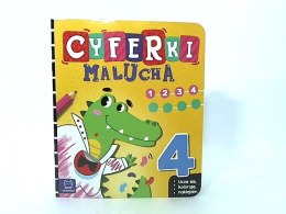 Uczę się, koloruję, naklejam Cyferki malucha 32915 AKSJOMAT