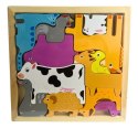 Puzzle drewniane zwierzęta domowe 218 06843 M&AMPZ
