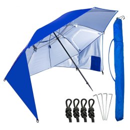 ND32_Q74C Q74C PARASOL PLAŻOWY PARAWAN NAMIOT 3W1 PARASOL