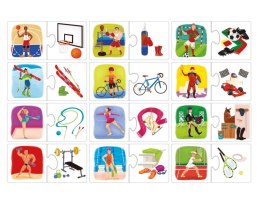 Sport i atrybuty - puzzle edukacyjne 07776 KUKURYKU