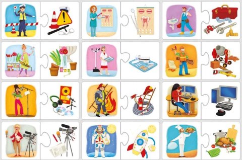 Zawody i atrybuty - puzzle 07769 ADAMIGO