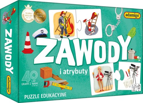 Zawody i atrybuty - puzzle 07769 ADAMIGO