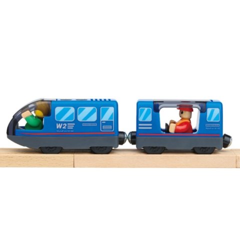 Tooky Toy Drewniana Kolejka Staż Pożarna Ambulans 70 el. TOOKY