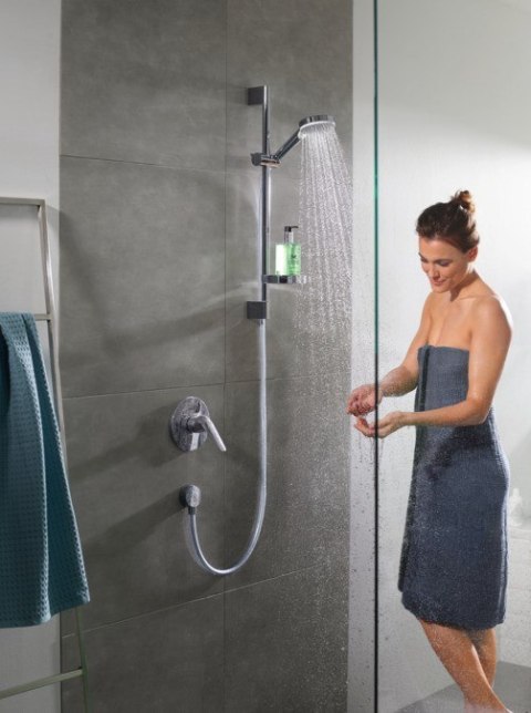 Hansgrohe Crometta system prysznicowy Chrom, Biały