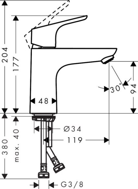 Hansgrohe Focus Chrom