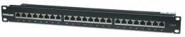 INTELLINET Patch panel 24 ftp C6 czarny 720038