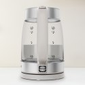 Tefal Glass Kettle KI605B30 czajnik elektryczny 1,7 l 2200 W Szary, Srebrny, Przezroczysty