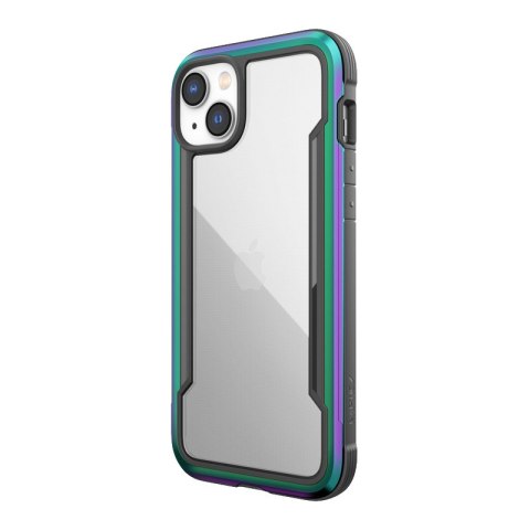 ND38_494045 X-Doria Raptic Shield - Etui aluminiowe iPhone 14 Plus (Drop-Tested 3m) (Iridescent) SHIELD