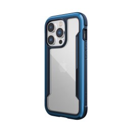 ND38_494083 X-Doria Raptic Shield - Etui aluminiowe iPhone 14 Pro (Drop-Tested 3m) (Marine Blue) SHIELD