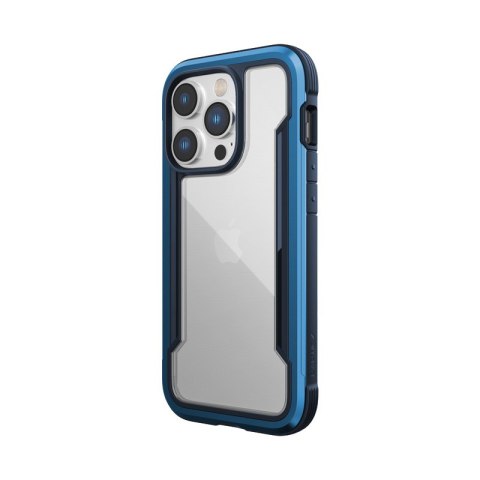 ND38_494083 X-Doria Raptic Shield - Etui aluminiowe iPhone 14 Pro (Drop-Tested 3m) (Marine Blue) SHIELD