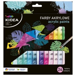 ND39_512160 FARBY AKRYL 24KOL 6ML W TUB DERF KIDEA WB DERFORM