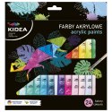 ND39_512160 FARBY AKRYL 24KOL 6ML W TUB DERF KIDEA WB DERFORM