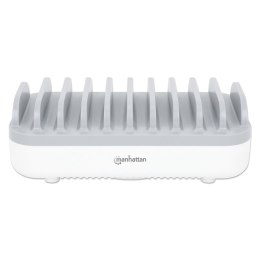 MANHATTAN Ładowarka sieciowa 10x USB 120W, 3x USB-C PD, 7x USB-A 5V 180856
