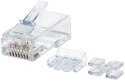INTELLINET Wtyk RJ45 8P/8C Cat6a UTP, linka, 80 szt 790666