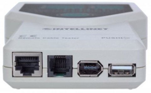 INTELLINET Tester okablowania 5w1 RJ11/RJ45/USB/1394/BNC 780094