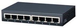 INTELLINET Switch 8x RJ45 10/100, metal, desktop 523318