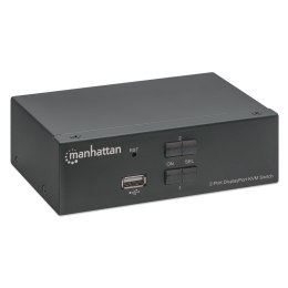 TECHLY Przełącznik KVM 2x1 DisplayPort/USB 4K60Hz z USB 2.0 153546