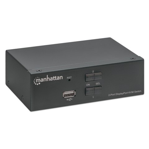 TECHLY Przełącznik KVM 2x1 DisplayPort/USB 4K60Hz z USB 2.0 153546