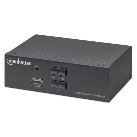TECHLY Przełącznik KVM 2x1 DisplayPort/USB 4K60Hz z USB 2.0 153546