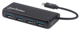 TECHLY HUB USB 3.0 USB-C na 4X USB-A USB 3.2 Gen1 164924