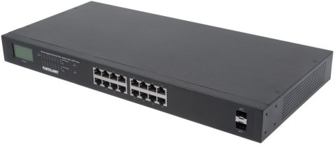 MANHATTAN Switch giga 16P 16POE ataf sfp 561259